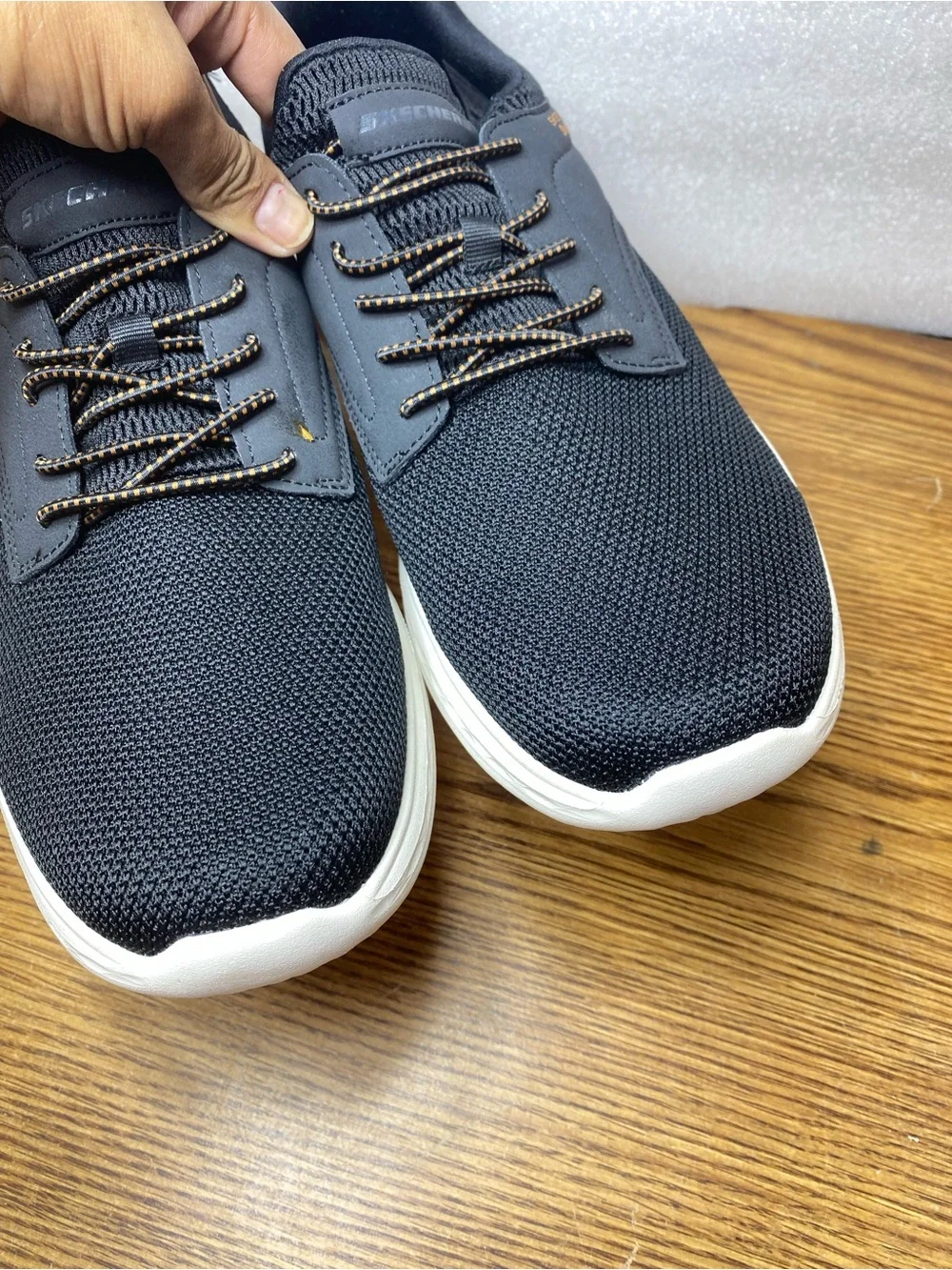 Skechers Swift Fits Hands Free Slip On Memory Foam Athletic Shoes Mens Size 12